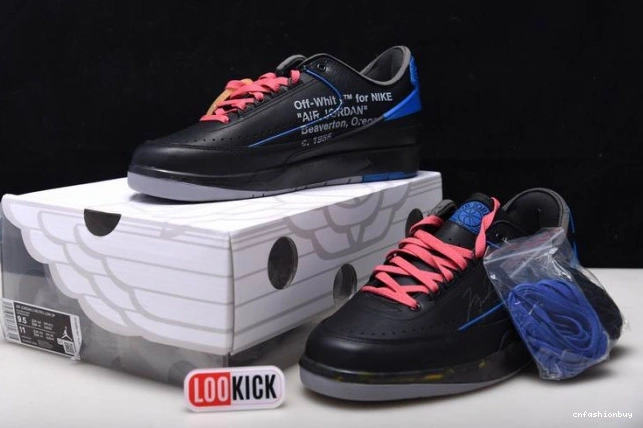 DJ4375-004 Black 2 Retro Jordan Blue SP Off-White Low 1113